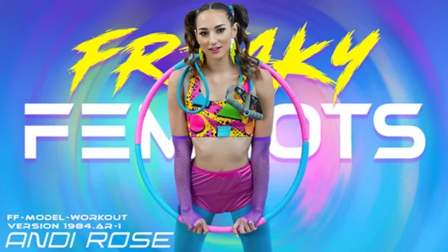 imagem de Freaky Fembots - Horny Stud encontra a melhor maneira de entrar em forma com seu novo treinador de robôs (Andi Rose)