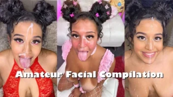 Compilação Facial Amadora (POV Facials With Huge Cumshots)