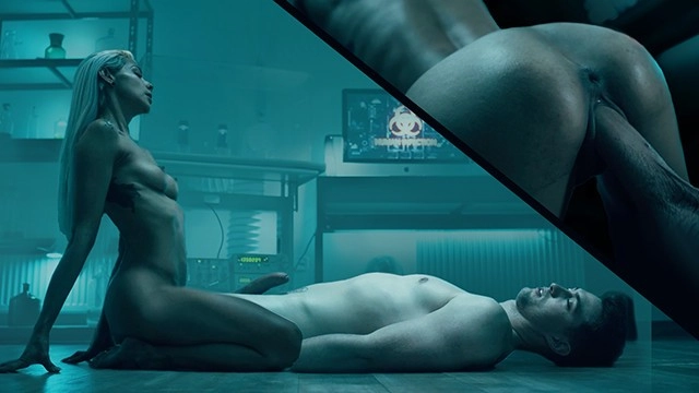 imagem de Médico excitado transa com seu parceiro de laboratório antes de lhe dar à luz CENA COMPLETA